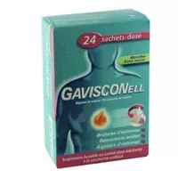 Gavisconell Menthe Sans Sucre, Suspension Buvable 24 Sachets à Chelles
