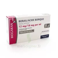 Borax/acide Borique Biogaran 12 Mg/18 Mg/ml, Solution Pour Lavage Ophtalmique En Récipient Unidose à Chelles