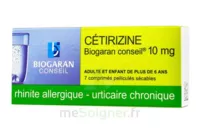 Cetirizine Biogaran Conseil 10 Mg, Comprimé Pelliculé Sécable à Chelles