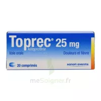 Toprec 25 Mg Comprimés Plq/20 à Chelles